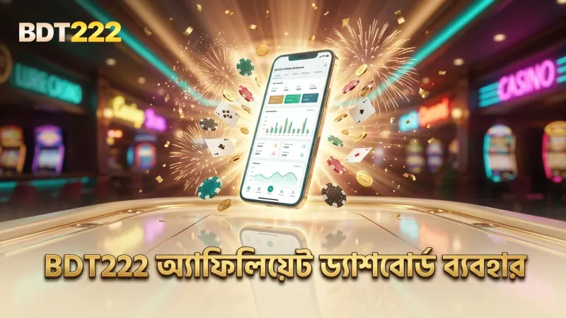 BDT222 অ্যাফিলিয়েট ড্যাশবোর্ডে সহজ ব্যবহার ও সমস্যা সমাধান।