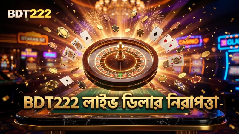 লাইভ ডিলার টেবিল থেকে স্বচ্ছতা ও নিরাপত্তা নিশ্চিত করে BDT222।