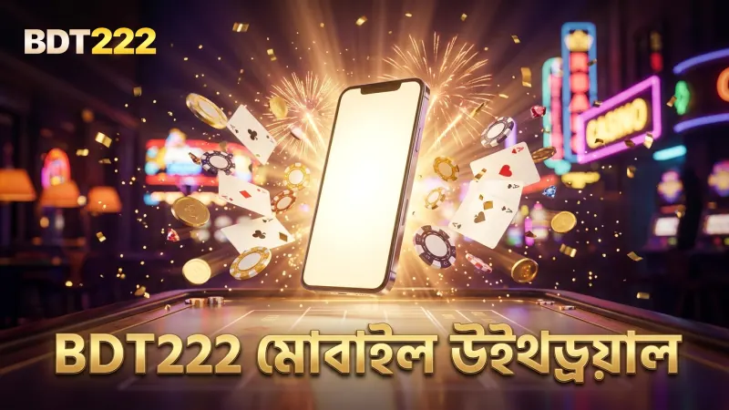BDT222 মোবাইল থেকে দ্রুত উইথড্রয়াল নিশ্চিত করুন