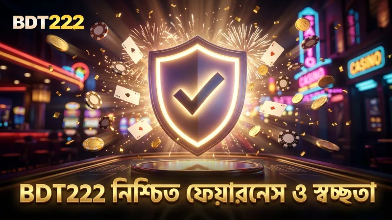 গেমের স্বচ্ছতা ও ফেয়ারনেস BDT222 দ্বারা নিশ্চিত