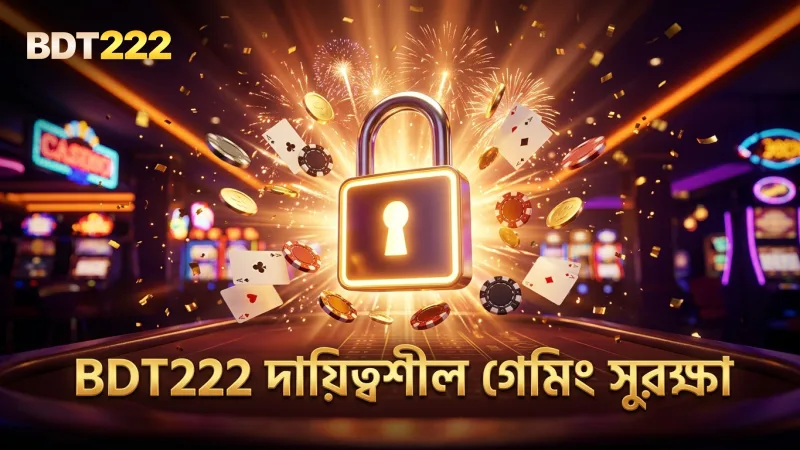 সুরক্ষিত গেমিং নিশ্চিত করতে BDT222 এর দায়িত্বশীল নীতি।