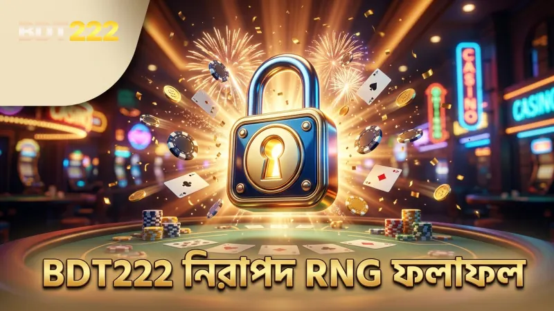 RNG সার্টিফিকেট নিশ্চিত করে সম্পূর্ণ নিরপেক্ষ ফলাফল।
