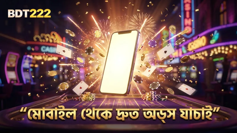 মোবাইল অ্যাপ থেকে আইপিএল বেটিং অডস দ্রুত যাচাই