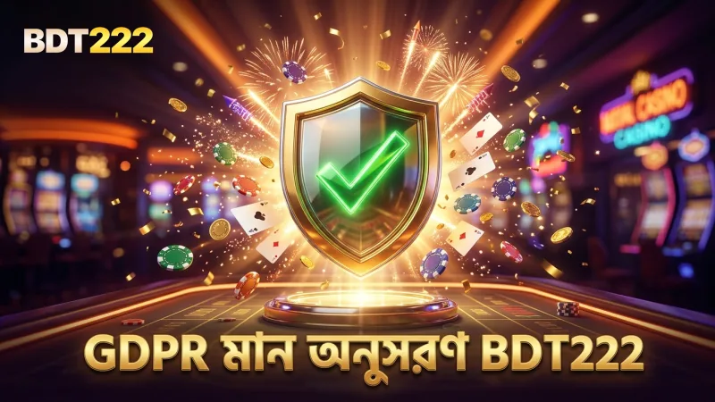 ব্যবহারকারীর তথ্য সুরক্ষায় আন্তর্জাতিক GDPR মান অনুসরণ।
