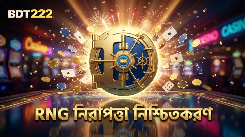 RNG সার্টিফিকেট নিশ্চিত করে রয়্যাল ফিশিংয়ের নিরপেক্ষতা ও নিরাপত্তা।