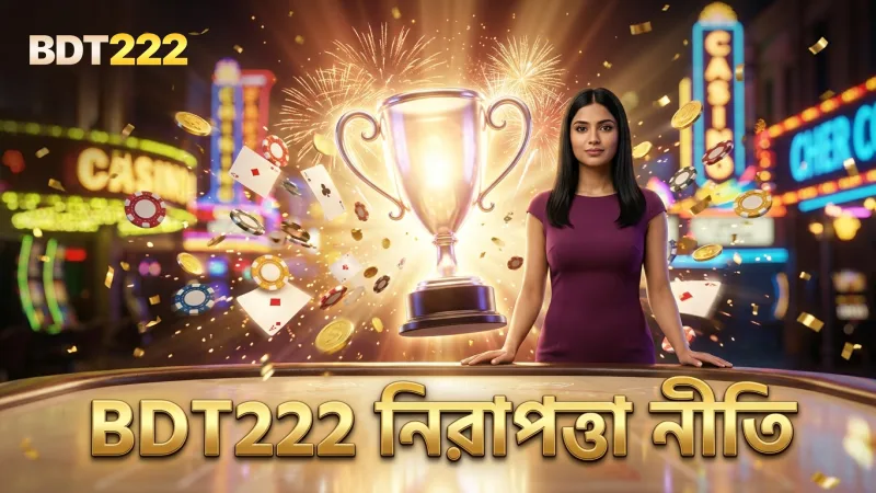 দায়িত্বশীল গেমিংয়ের জন্য BDT222 এর নিরাপত্তা নীতি অনুসরণ করুন