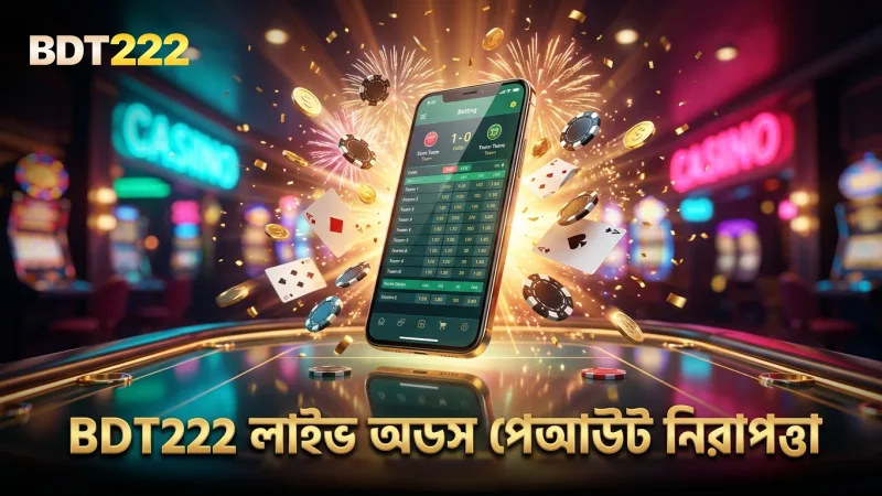 লাইভ অডস বিশ্লেষণ ও নির্ভরযোগ্য পেআউট সিস্টেম BDT222-তে